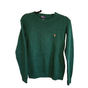 Ralph Lauren Green Crew Neck Sweater